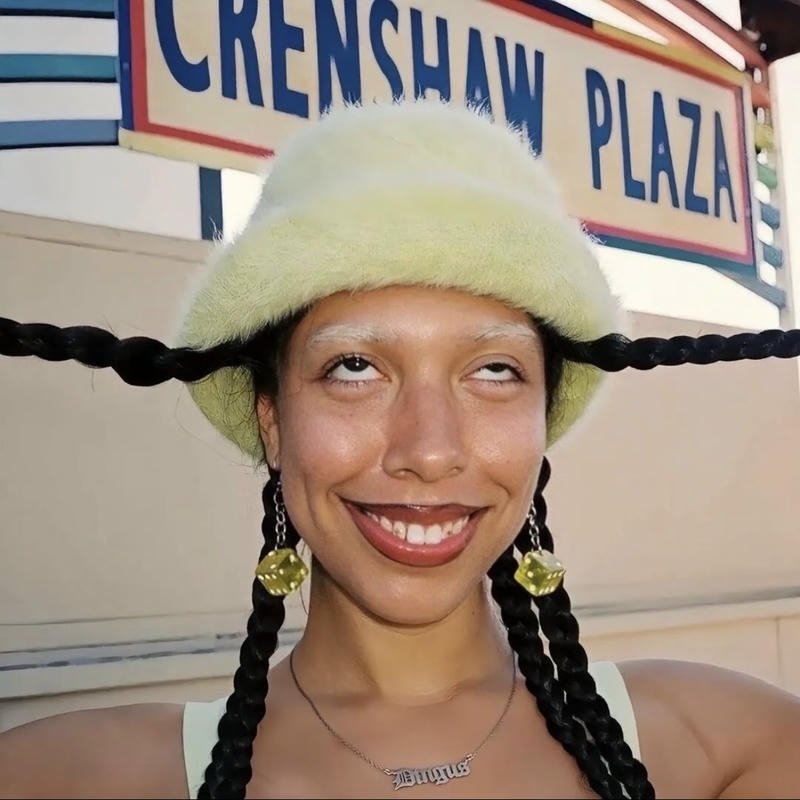 Irregular facial artwork image used weird pfp theme