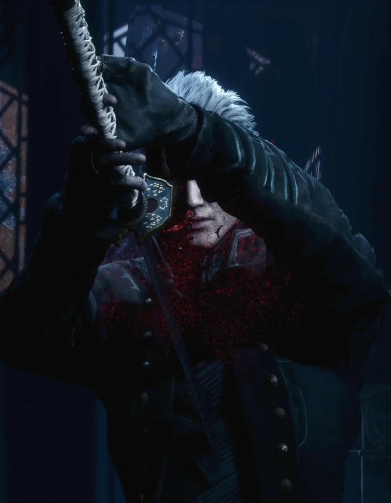 Legendary katana master portrait vergil pfp