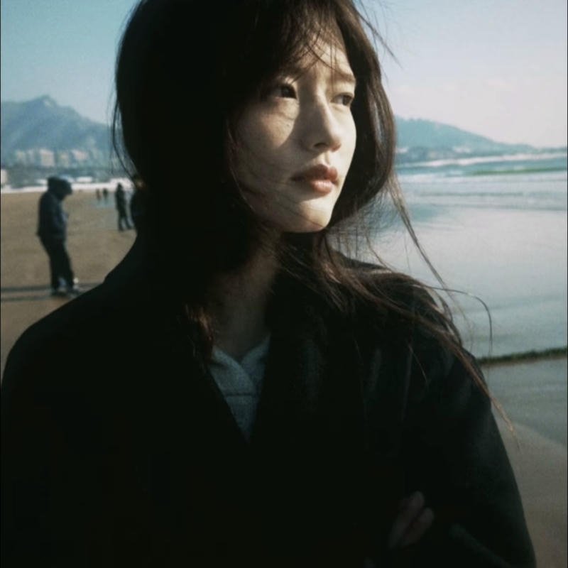 Lost gaze digital icon sad pfp aesthetic girl