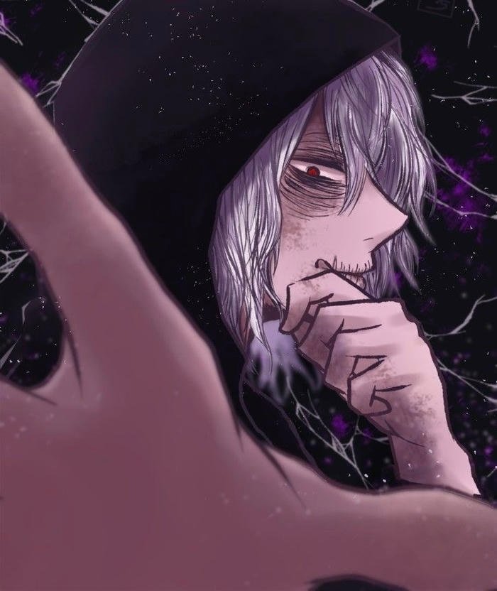 Menacing close range Shigaraki pfp shot
