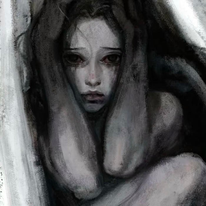 Midnight silence mood embedded in pfp sad