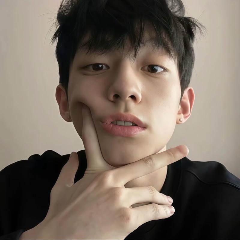 Modern aesthetic high quality avatar