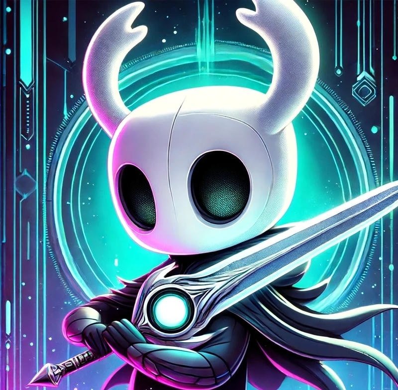 Mysterious insect knight portrait hollow knight pfp