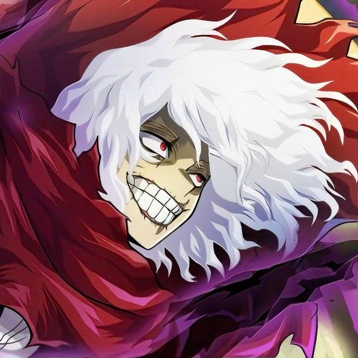 Ominous vibe centered Shigaraki pfp render