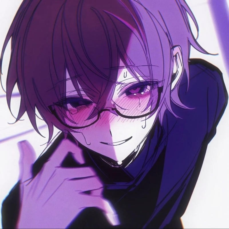 Overacting anime expression portrait showing cringe anime pfp