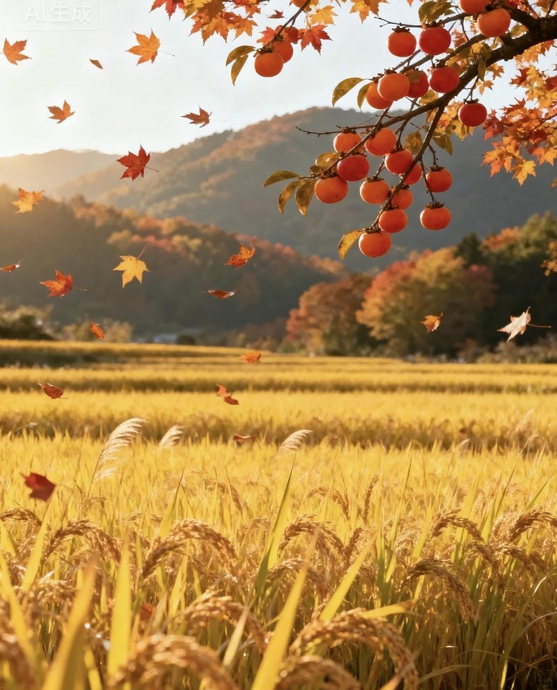 Peaceful autumn lake reflection scene aesthetic fall pfp aesthetic avatar