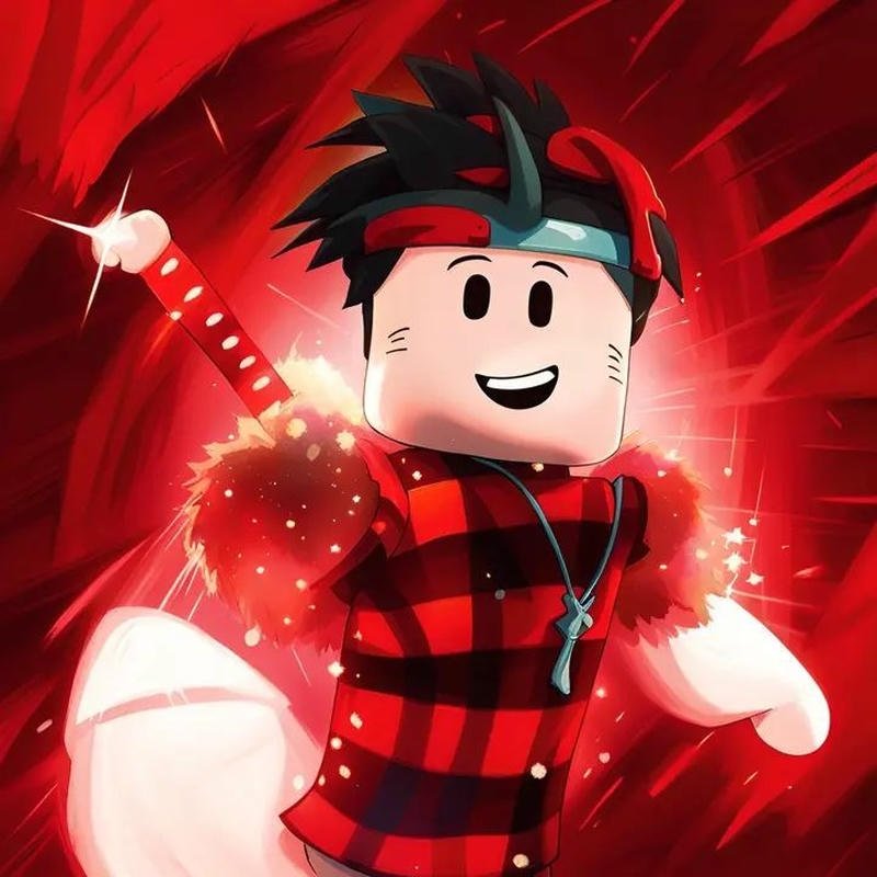 Picture cool roblox pfp confident gamer avatar with dark outfit