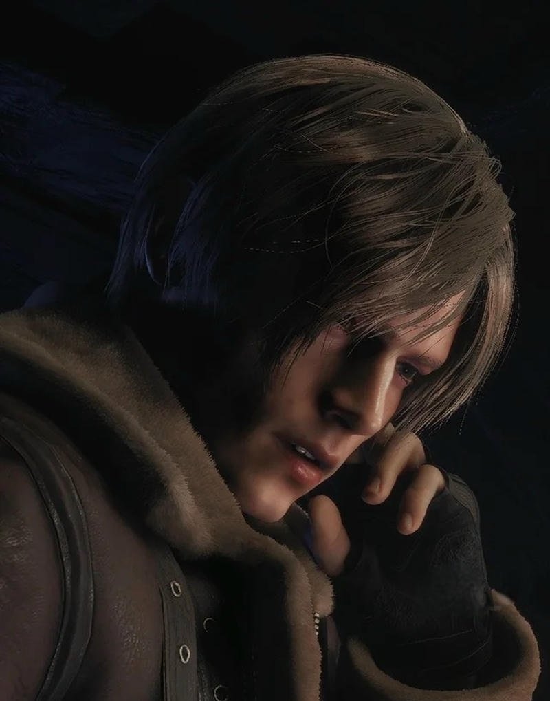 Picture leon kennedy re4 remake pfp cinematic hero close portrait