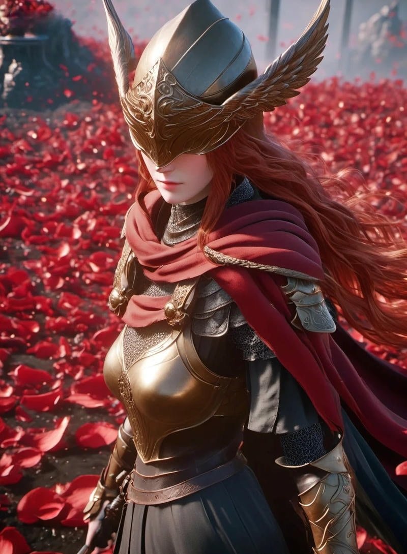 Picture malenia elden ring pfp fierce battle ready warrior avatar