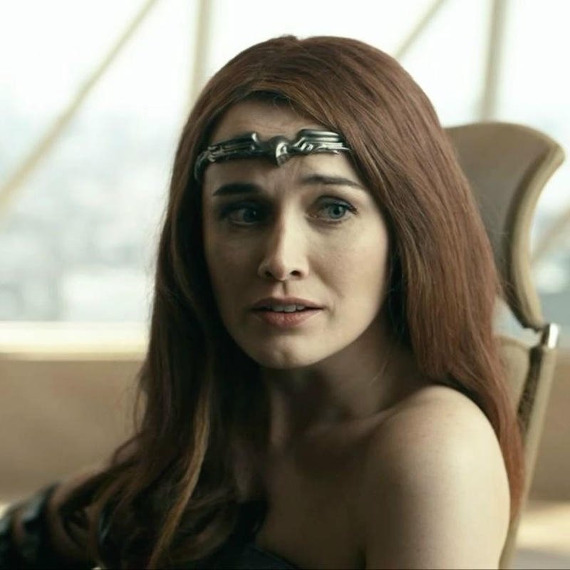 Powerful protector champion portrait styled Queen Maeve pfp