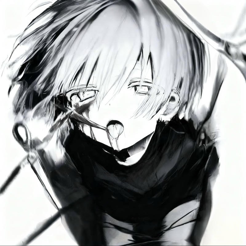 Quaint manga reaction graphic forming cringe anime pfp