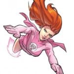 Radiant energy heroine symbol appearing Atom Eve pfp