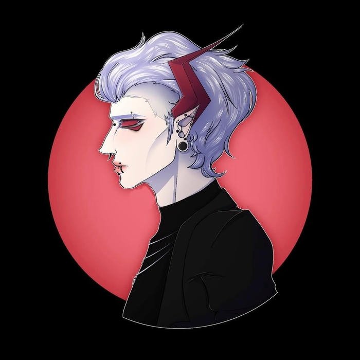 Rain overlay texture enhancing emo pfp atmosphere