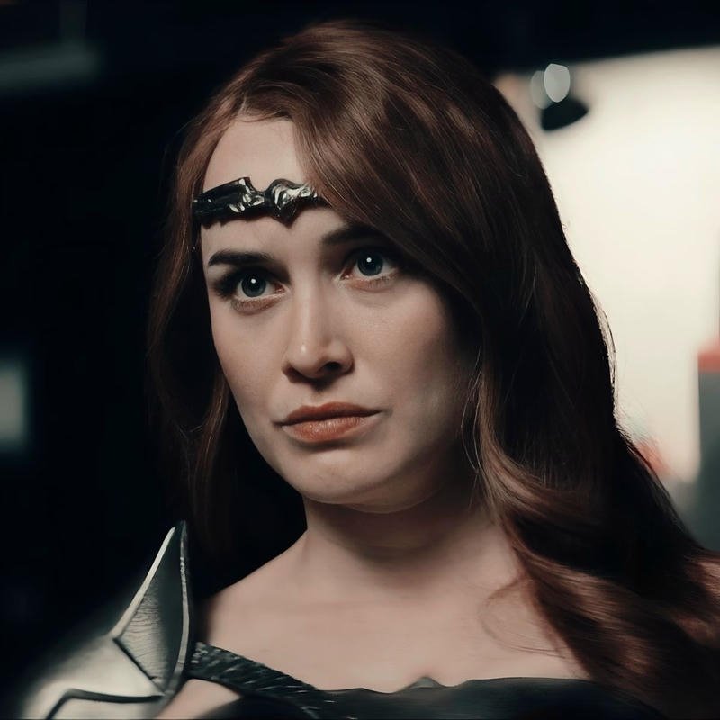 Recognizable The Boys heroine portrait styled Queen Maeve pfp