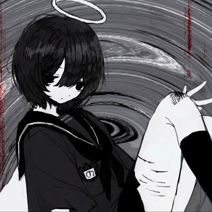 Reflective mirror selfie styled pfp sad concept