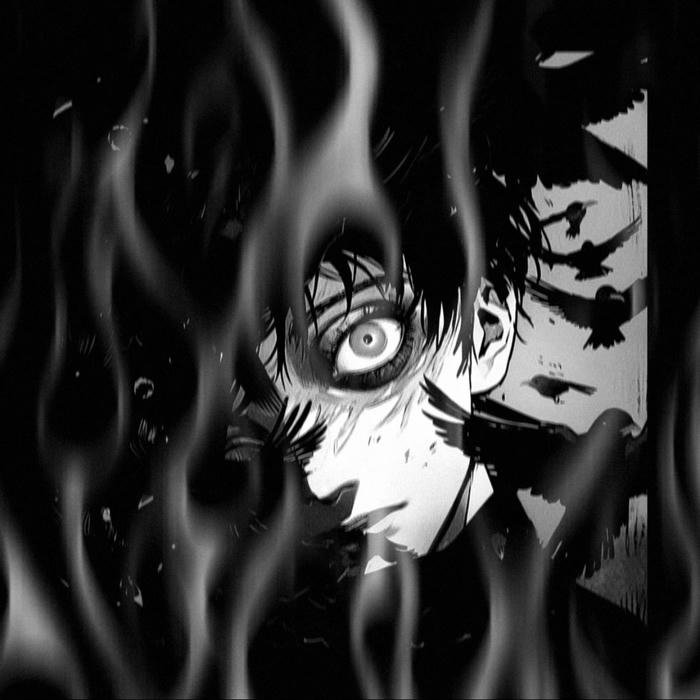 Ripped paper overlay edgy grunge pfp