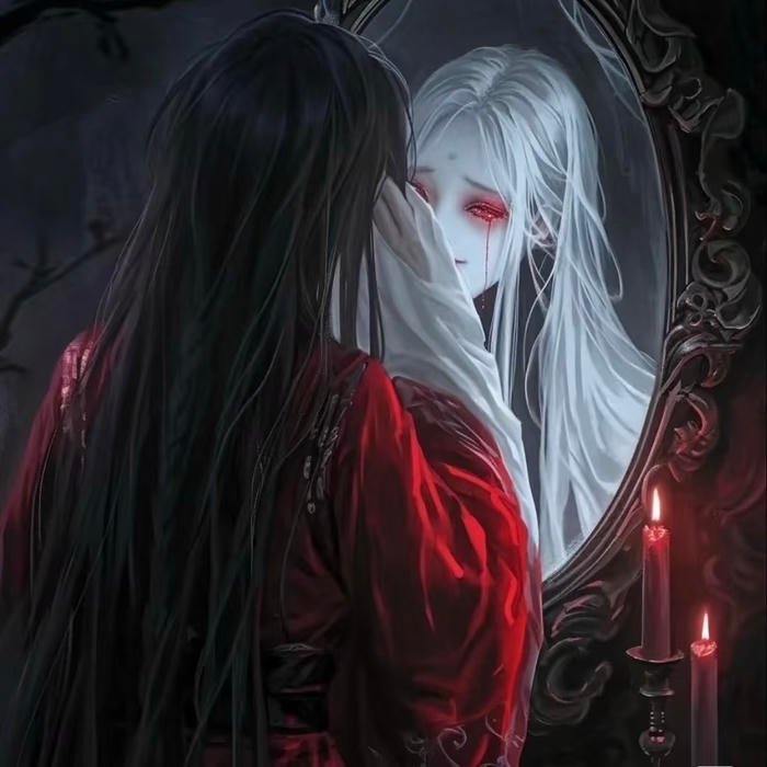 Rotting texture makeup defining pfp scary