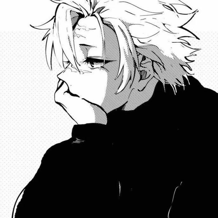 Savage temperament energy pulsing through centered Sanemi pfp