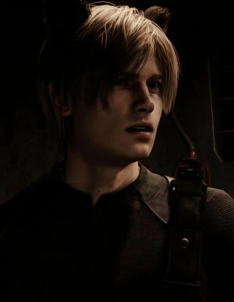 Serious agent expression close portrait leon kennedy pfp