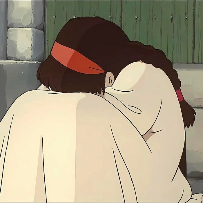 Shadowed corner composition for pfp sad