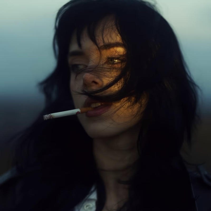 Shadowed figure icon reflecting sad aesthetic pfp girl