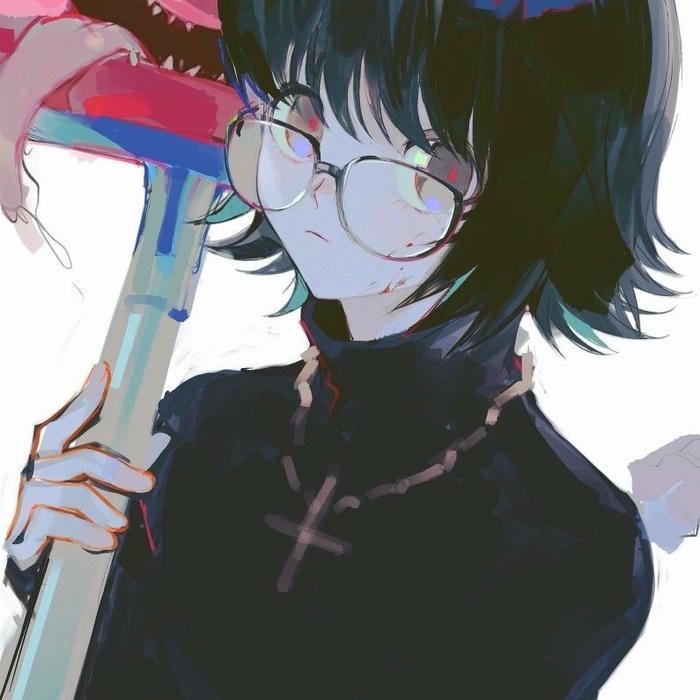 Sharp crisp detailing in Shizuku pfp illustration