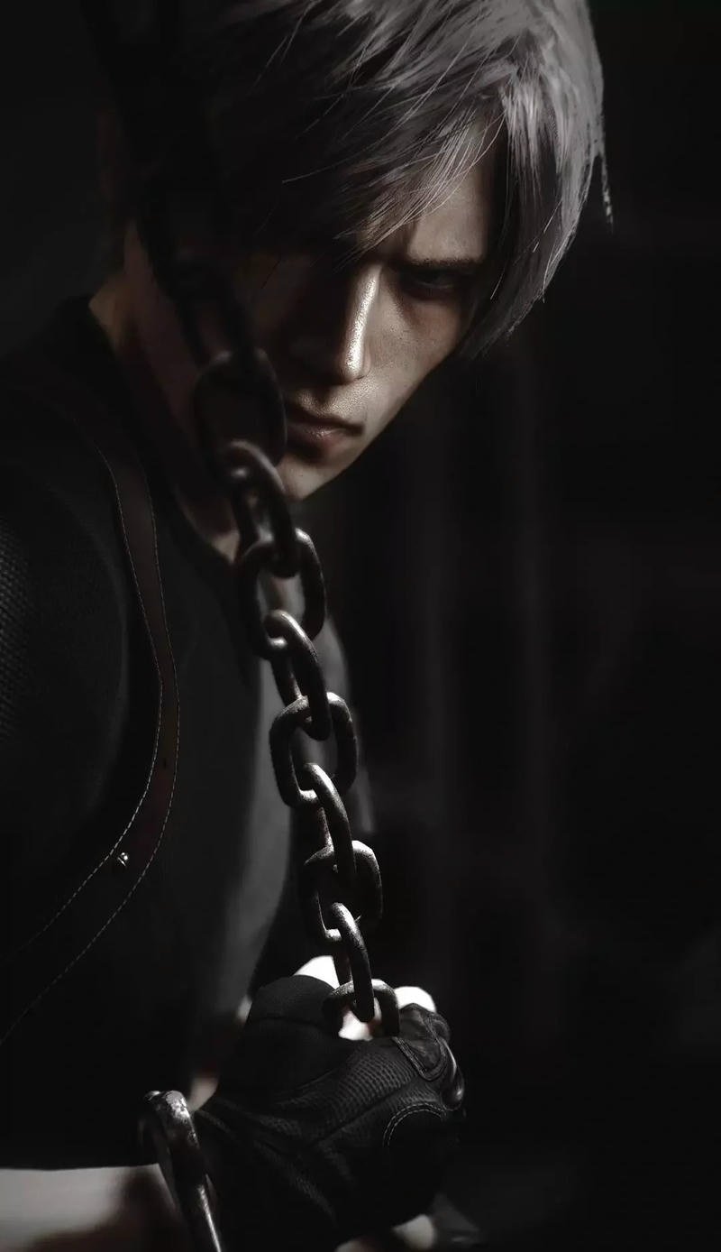 Sharp detailed agent portrait leon kennedy pfp 4k