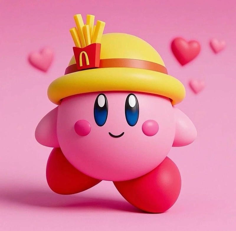 Simple gaming avatar icon kirby discord pfp