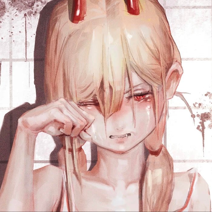 Soft muted tone pfp sad with distant gaze