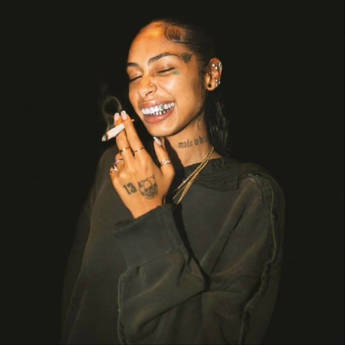 Street king attitude embodied within dominant drippy pfp