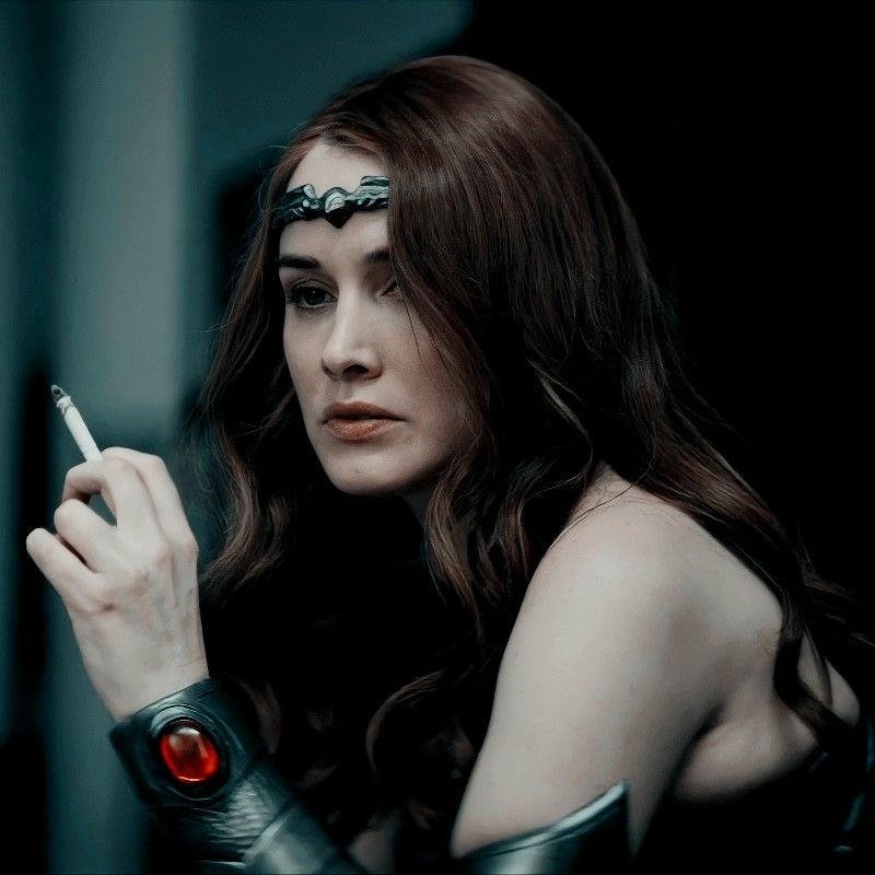 Strong armored champion portrait designed Queen Maeve pfp