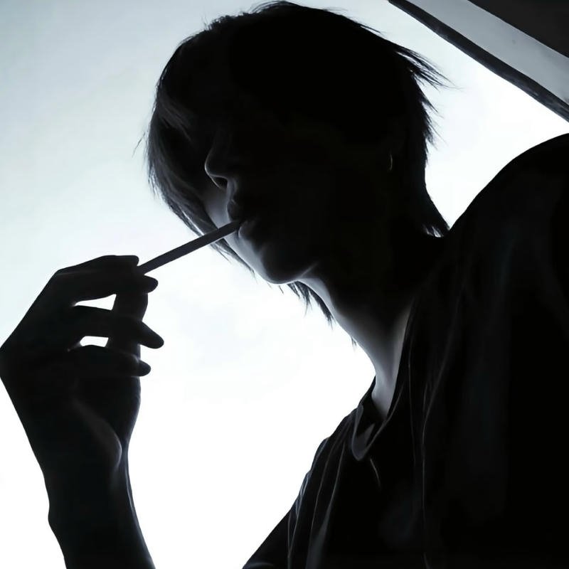 Subdued aura character face sad pfp aesthetic boy