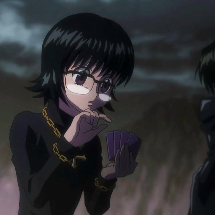 Textured overlay adding style to Shizuku pfp