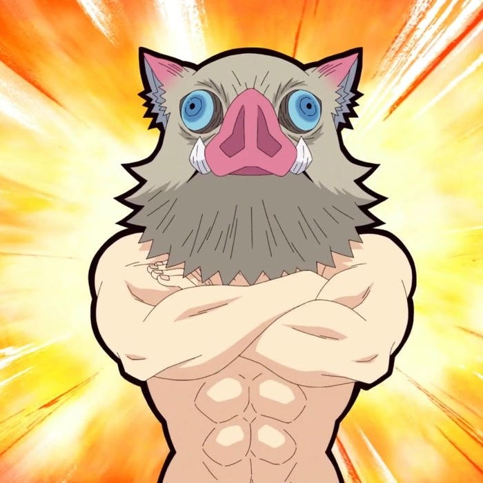 Thick forest mist curling around atmospheric Inosuke pfp