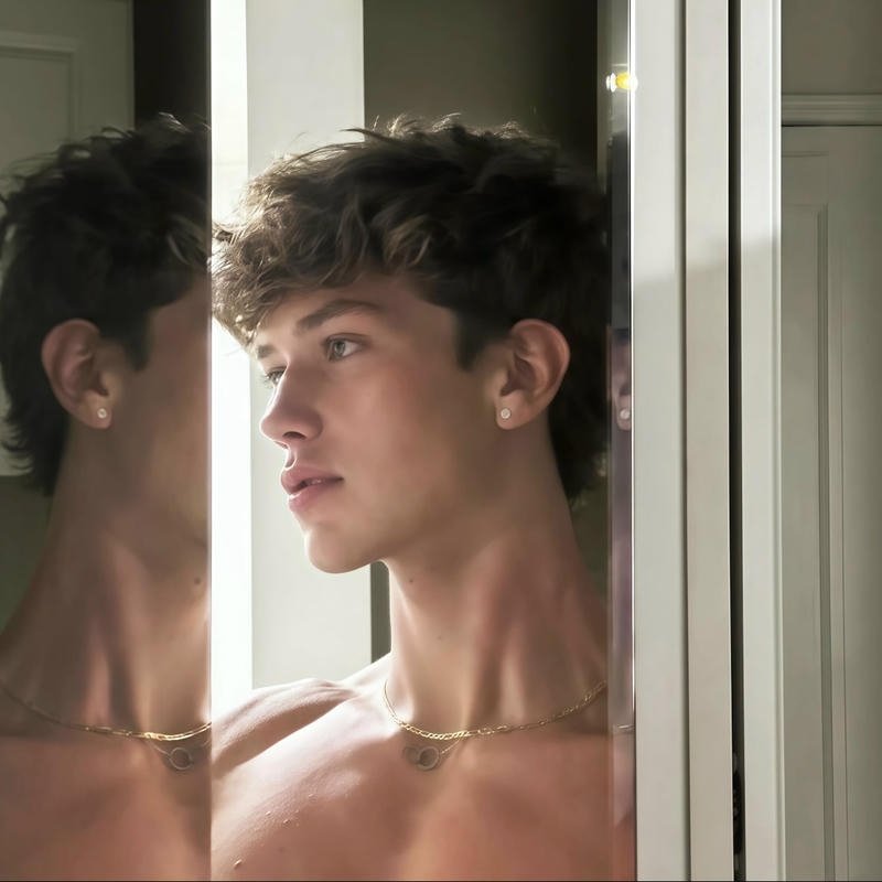 Trendy young man icon depiction high quality pfp