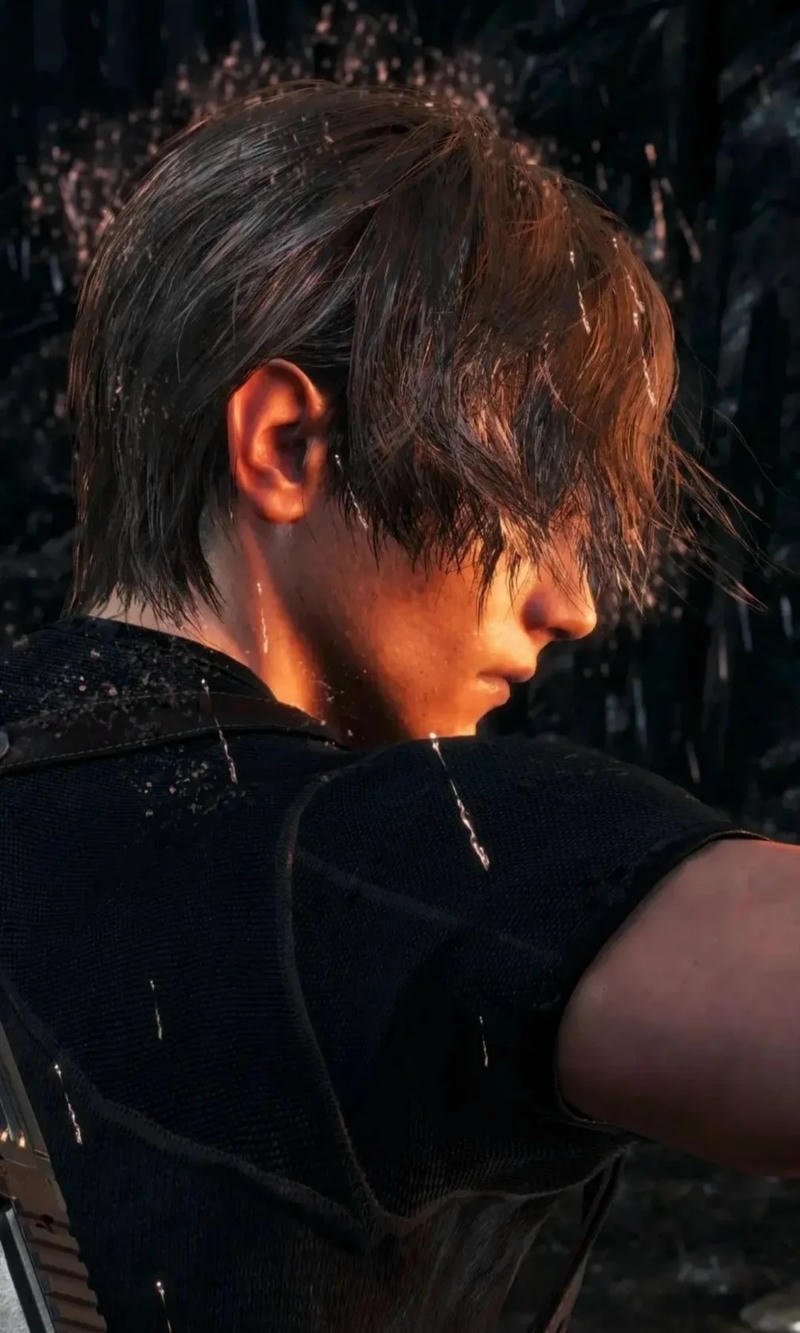 Ultra realistic action hero portrait leon kennedy pfp 4k