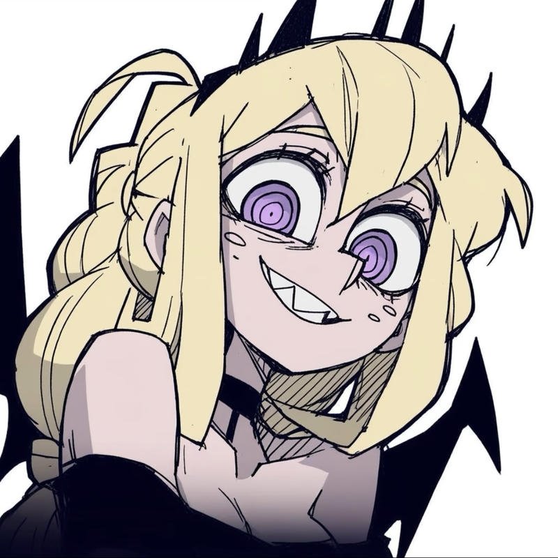 Unsteady manga expression icon designed cringe anime pfp