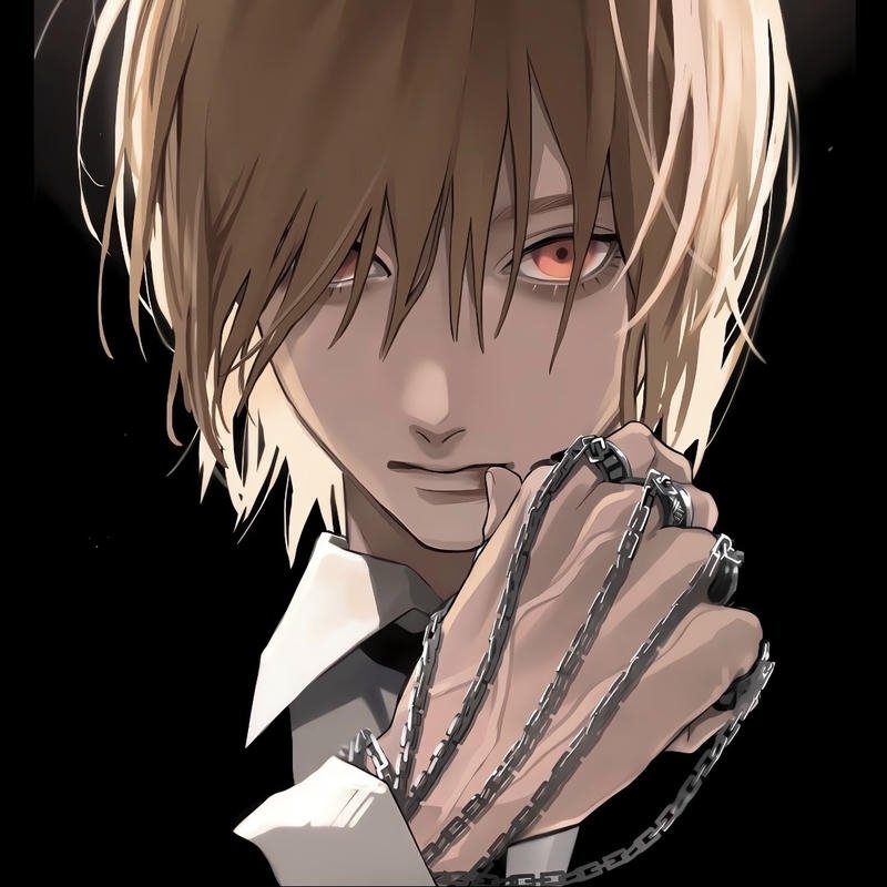 Unusual animated persona picture representing cringe anime pfp