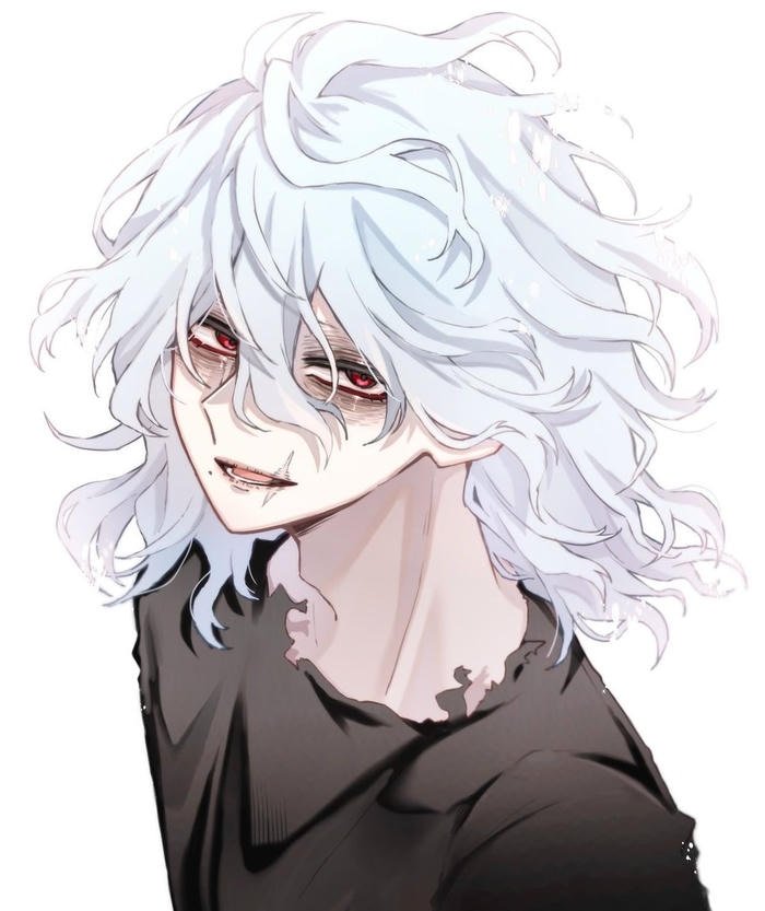 Villain core themed Shigaraki pfp portrait