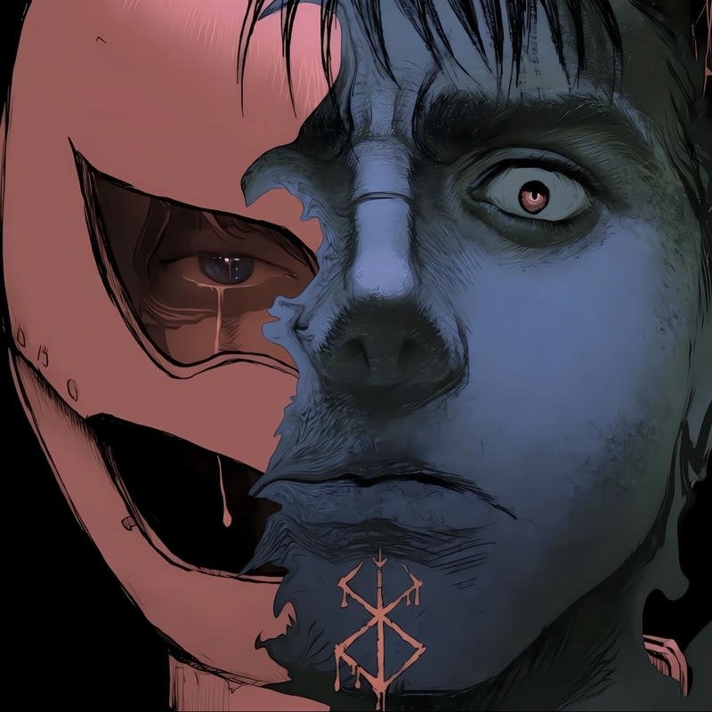 Wacky anime reaction portrait crafted cringe anime pfp