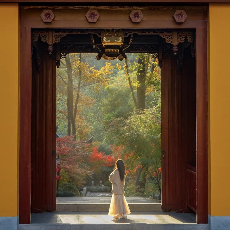 Warm toned leaf background styled as fall aesthetic pfp