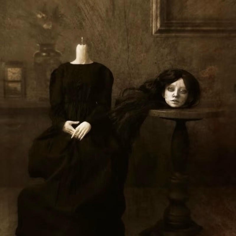 Warped phantom image crafted scary pfp anime design