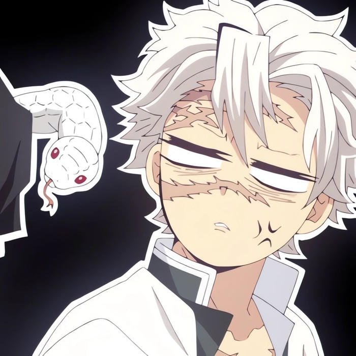 Wicked grin hinting volatile spirit within Sanemi pfp