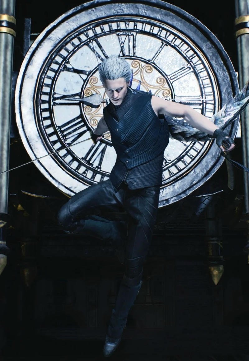 Young warrior confident pose dmc3 vergil pfp