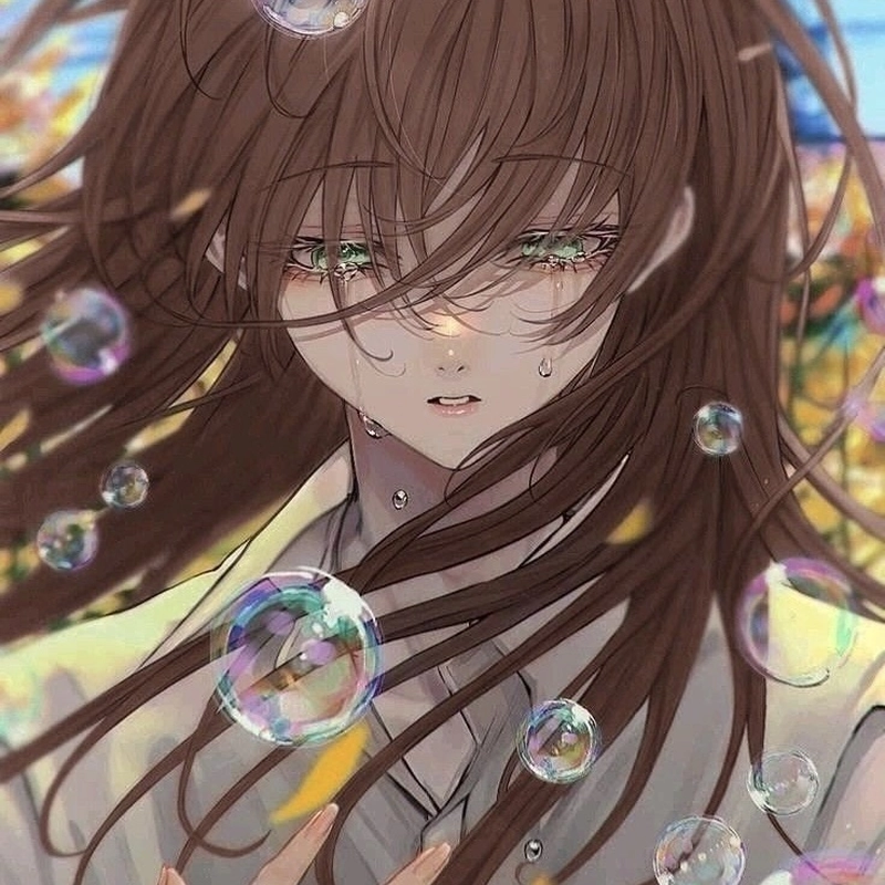 Deep mood sad pfp girl with introspective gaze