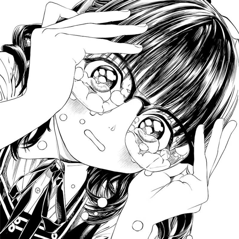 Emotional sad pfp girl with gentle tears and silence