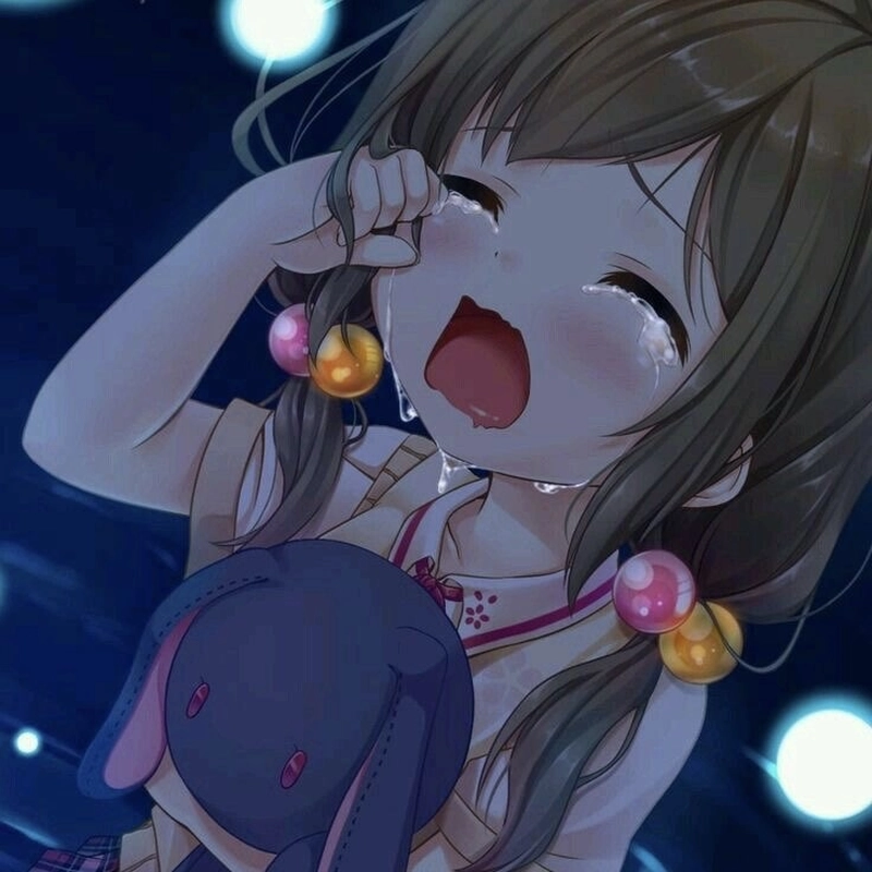 Sad pfp girl with emotional softness and quiet tone